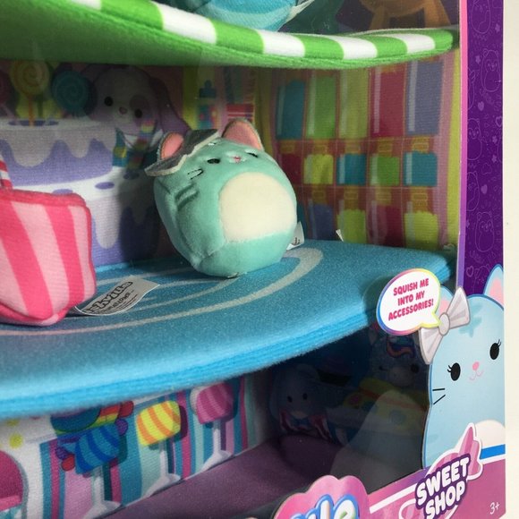 Squishmallows 12" Squishville Sweets Shop Playset With 2 Minis Priya & Tres’zure - Picture 16 of 16